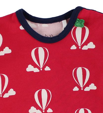 Freds World Blouse - Red w. Air Balloons Freds World Blouse - Red w. Air Balloons