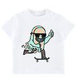 Stella McCartney Kids T-shirt - White w. Popsicle Stella McCartney Kids T-shirt - White w. Popsicle