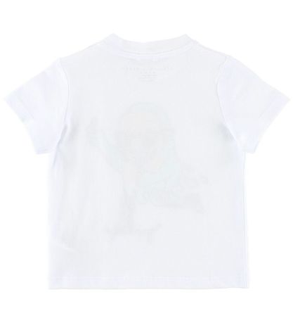 Stella McCartney Kids T-Shirt - Weiß m. Eis am Stiel Stella McCartney Kids T-Shirt - Weiß m. Eis am Stiel