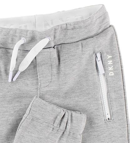 DKNY Trousers - Grey Melange DKNY Trousers - Grey Melange