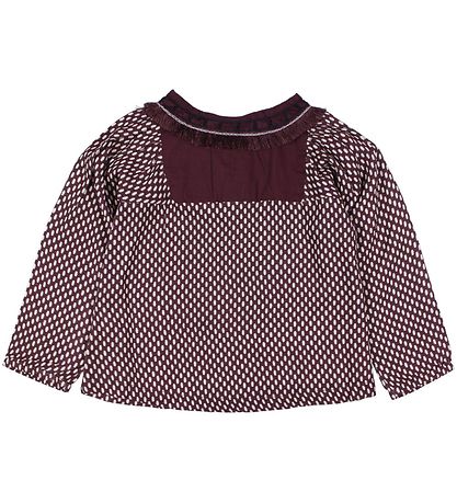 Noa Noa miniature Blouse - Bordeaux w. Dots