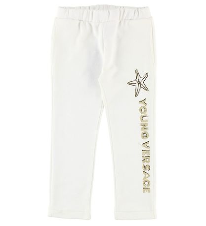 Pantalon de Jogging Young Versace - Blanc av. Étoile de mer Pantalon de Jogging Young Versace - Blanc av. Étoile de mer