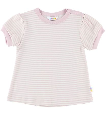 Joha T-shirt - Rose/Ivory Striped Joha T-shirt - Rose/Ivory Striped
