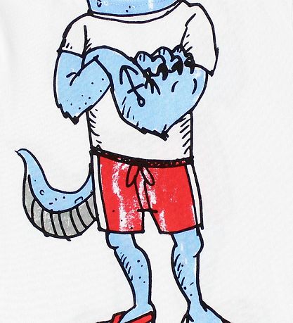 Stella McCartney Kids T-shirt - White w. Monster Body Stella McCartney Kids T-shirt - White w. Monster Body