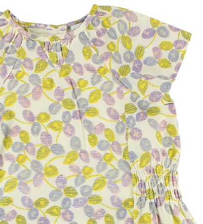 Robe Mini A Ture - Crème av. Imprimé Robe Mini A Ture - Crème av. Imprimé