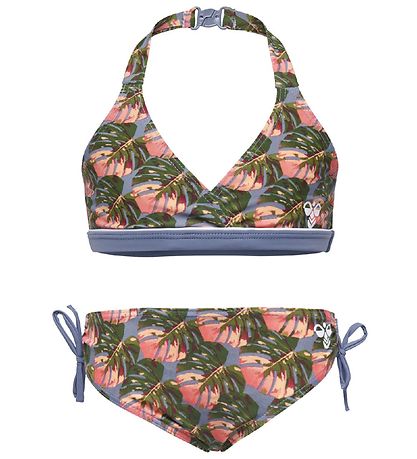 Hummel Bikini - UV50+ - HMLCalico - Blue w. Print Hummel Bikini - UV50+ - HMLCalico - Blue w. Print