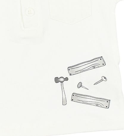 Fixoni T-shirt - Ivory w. Print Fixoni T-shirt - Ivory w. Print