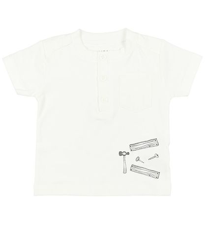 Fixoni T-shirt - Ivory w. Print Fixoni T-shirt - Ivory w. Print