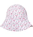 Petit Crabe Swim Hat - Frey - UV50+ - White w. Flamingo Petit Crabe Swim Hat - Frey - UV50+ - White w. Flamingo