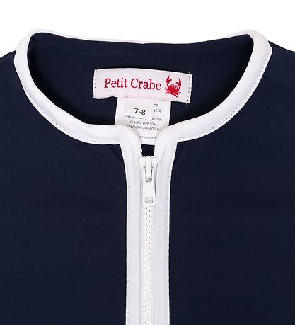 Petit Crabe Swim Top L/S - Etoile - UV50+ - Navy