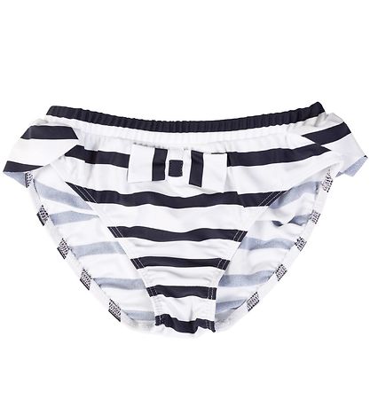Culottes de Bikini Petit Crabe - Zoe - UV50+ - Blanc/Marine à Ra Culottes de Bikini Petit Crabe - Zoe - UV50+ - Blanc/Marine à Ra