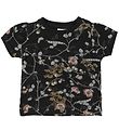 En Fant T-shirt - Gate - Black w. Flowers En Fant T-shirt - Gate - Black w. Flowers