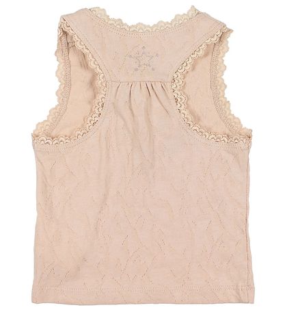 En Fant Top - Gate - Dusty Rose w. Pointelle En Fant Top - Gate - Dusty Rose w. Pointelle