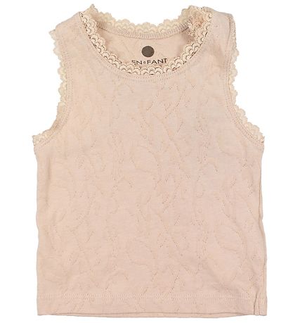 En Fant Top - Gate - Dusty Rose w. Pointelle En Fant Top - Gate - Dusty Rose w. Pointelle
