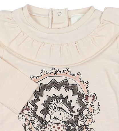 En Fant Blouse - Gate - Rose Melange w. Print En Fant Blouse - Gate - Rose Melange w. Print