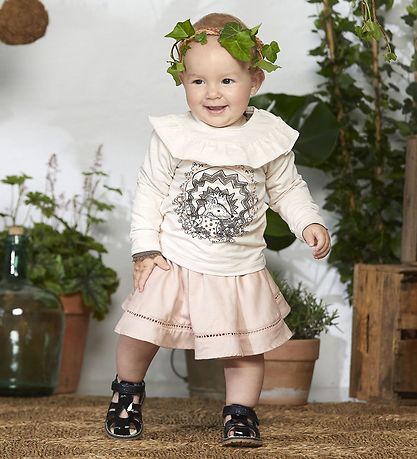 En Fant Blouse - Gate - Rose Melange w. Print En Fant Blouse - Gate - Rose Melange w. Print