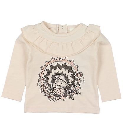 En Fant Blouse - Gate - Rose Melange w. Print En Fant Blouse - Gate - Rose Melange w. Print