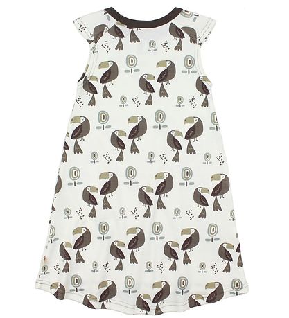 Katvig Dress - Ivory/Brown w. Toucans Katvig Dress - Ivory/Brown w. Toucans