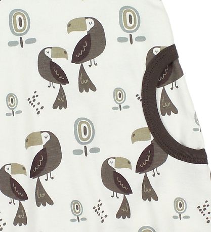 Katvig Dress - Ivory/Brown w. Toucans Katvig Dress - Ivory/Brown w. Toucans