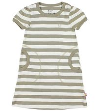 Katvig Kleid - Sand/Elfenbein gestreift Katvig Kleid - Sand/Elfenbein gestreift