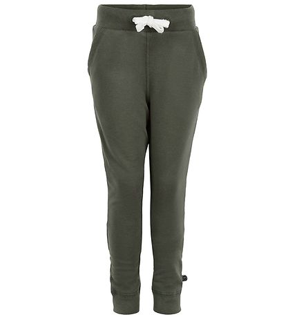 Minymo Sweatpants - 2-Pack - Charcoal Grey/Army Minymo Sweatpants - 2-Pack - Charcoal Grey/Army