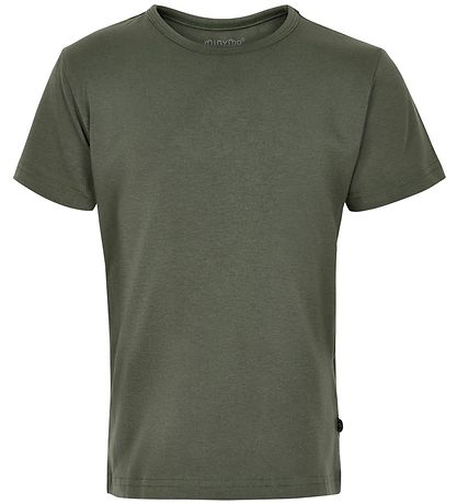 Minymo T-shirt - 2-Pack - Charcoal Grey/Army Minymo T-shirt - 2-Pack - Charcoal Grey/Army