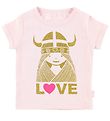 Danefæ T-shirt - Alva - Light Rose w. Love Freja Danefæ T-shirt - Alva - Light Rose w. Love Freja