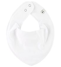 Pippi Baby Teething Bib - Pointy - White Pippi Baby Teething Bib - Pointy - White