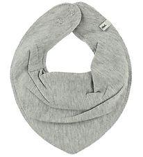 Pippi Baby Teething Bib - Pointy - Grey Melange Pippi Baby Teething Bib - Pointy - Grey Melange