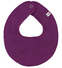 Pippi Baby Teething Bib - Round - Plum Pippi Baby Teething Bib - Round - Plum