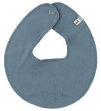 Pippi Baby Teething Bib - Round - Dusty Blue Pippi Baby Teething Bib - Round - Dusty Blue