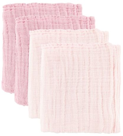 Pippi Stoffklutene - 65x65 cm - 4-pack - Lyserød/Pulver Pippi Stoffklutene - 65x65 cm - 4-pack - Lyserød/Pulver