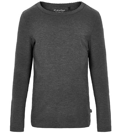 Minymo Genser - Bambus - Koksgrå