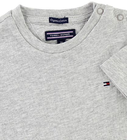 Tommy Hilfiger T-shirt - Grey Melange Tommy Hilfiger T-shirt - Grey Melange