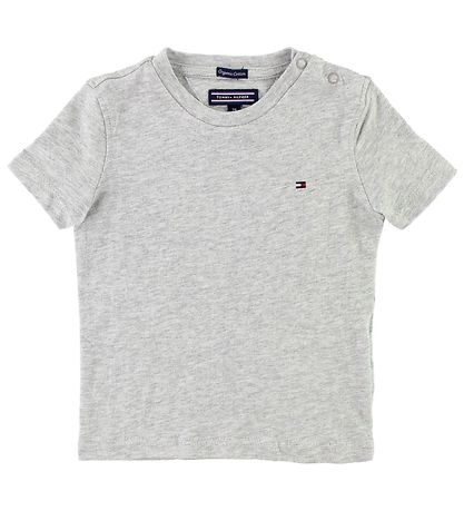 Tommy Hilfiger T-shirt - Grey Melange Tommy Hilfiger T-shirt - Grey Melange