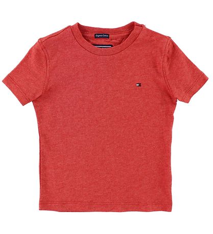 Tommy Hilfiger T-Shirt - Rotmeliert Tommy Hilfiger T-Shirt - Rotmeliert