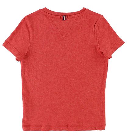 Tommy Hilfiger T-shirt - Red Melange Tommy Hilfiger T-shirt - Red Melange