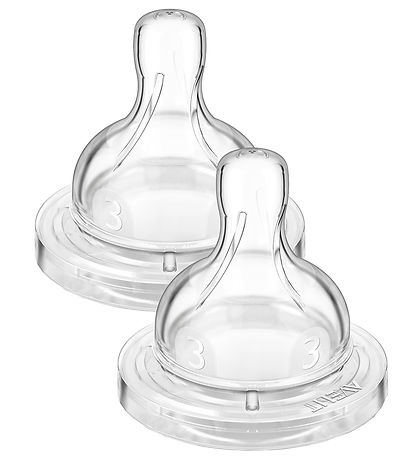 Philips Avent Baby Bottle Nipples - 2-Pack - Classic+ - Medium F Philips Avent Baby Bottle Nipples - 2-Pack - Classic+ - Medium F