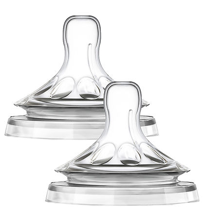 Philips Avent Baby Bottle Nipples - 2-Pack - Natural - Fast Flow Philips Avent Baby Bottle Nipples - 2-Pack - Natural - Fast Flow