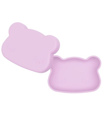 We Might Be Tiny Snackbox - Bear - Silicone - Lavender