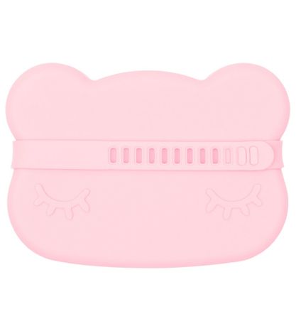 We Might Be Tiny Snackbox - Bear - Silicone - Pink