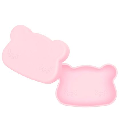 We Might Be Tiny Snackbox - Bear - Silicone - Pink