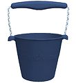 Scrunch Bucket - Silicone - 13 cm - Dark Blue Scrunch Bucket - Silicone - 13 cm - Dark Blue