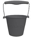 Scrunch Bucket - Silicone - 13 cm - Dark Grey Scrunch Bucket - Silicone - 13 cm - Dark Grey