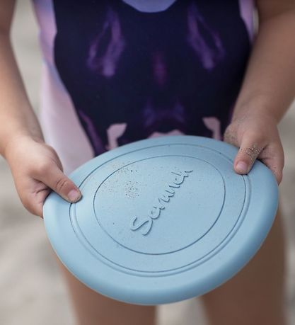 Scrunch Frisbee - Silicone - Ø18 cm - Lichtblauw