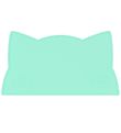 We Might Be Tiny Placemat - Cat - Silicone - Mint We Might Be Tiny Placemat - Cat - Silicone - Mint