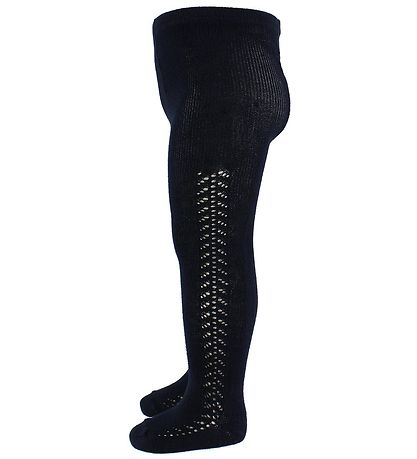 Condor Tights w. Pointelle - Navy Condor Tights w. Pointelle - Navy