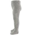 Condor Tights w. Pointelle - Grey Melange Condor Tights w. Pointelle - Grey Melange