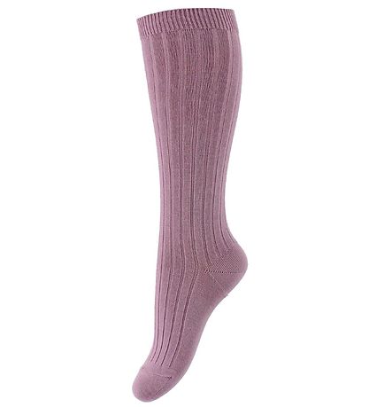 Condor Kniestrümpfe - Rib - Lavendel