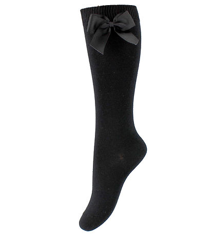 Chaussettes Hautes av. Noeud Papillon Condor - Noir Chaussettes Hautes av. Noeud Papillon Condor - Noir